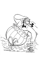 Asterix en obelix kleurplaat 12